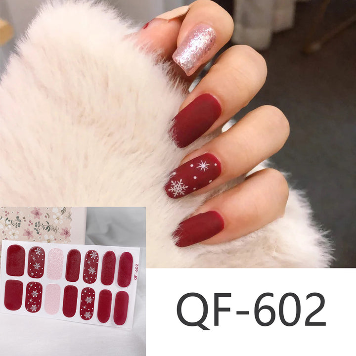Artful Christmas Nail Art Bowlift