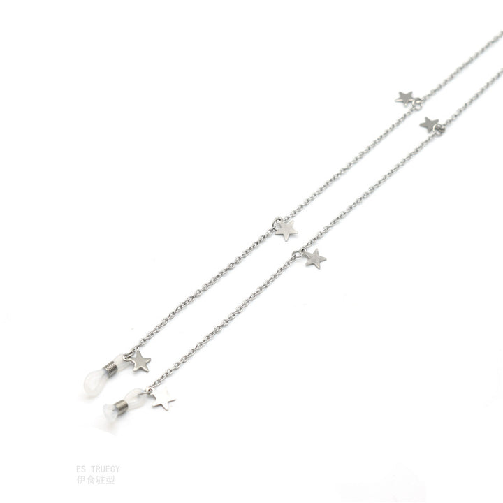 Celestial-Inspired Chain Eyewear Holder Bowlift