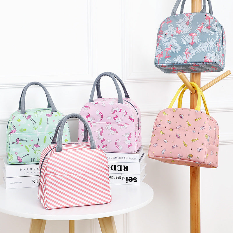 Stylish Floral Insulated Lunch Bag