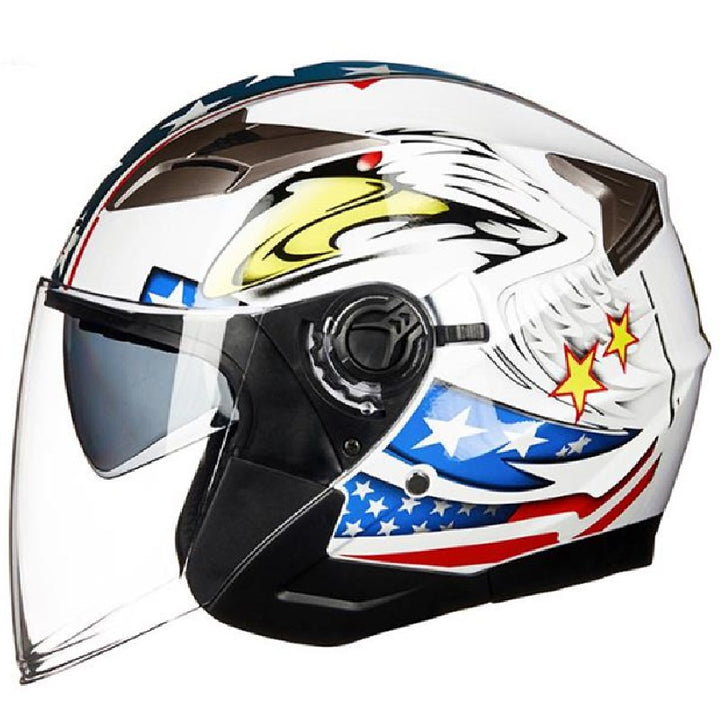 Full-Face Motorcycle Helmet with Integrated Visor Bowlift