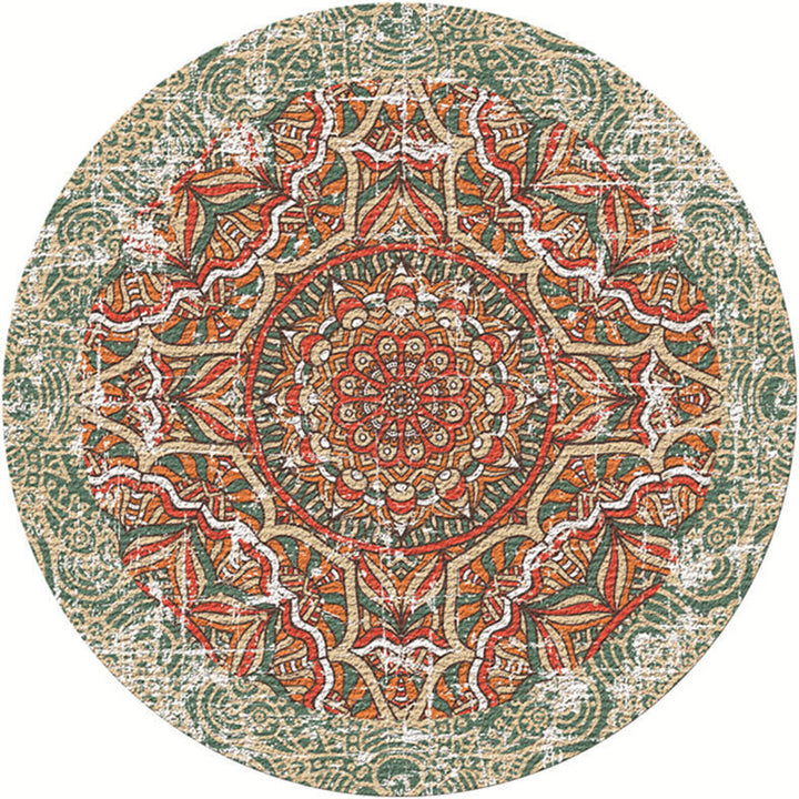 BowLift | Exotic Moroccan Carpet Multicolored Floral Pattern Rug Non-Slip Pet-Friendly Stain-Resistant Rug for Home
