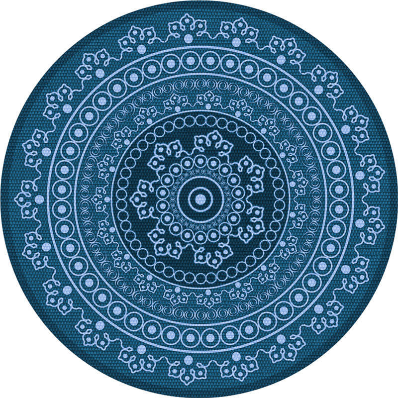 BowLift | Exotic Moroccan Carpet Multicolored Floral Pattern Rug Non-Slip Pet-Friendly Stain-Resistant Rug for Home