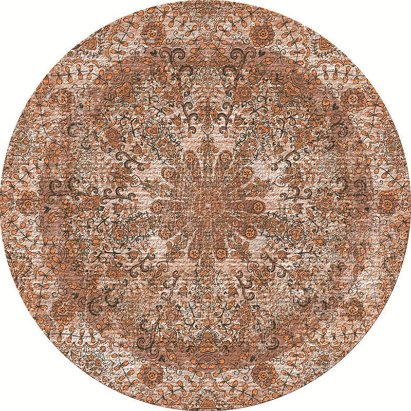 BowLift | Exotic Moroccan Carpet Multicolored Floral Pattern Rug Non-Slip Pet-Friendly Stain-Resistant Rug for Home