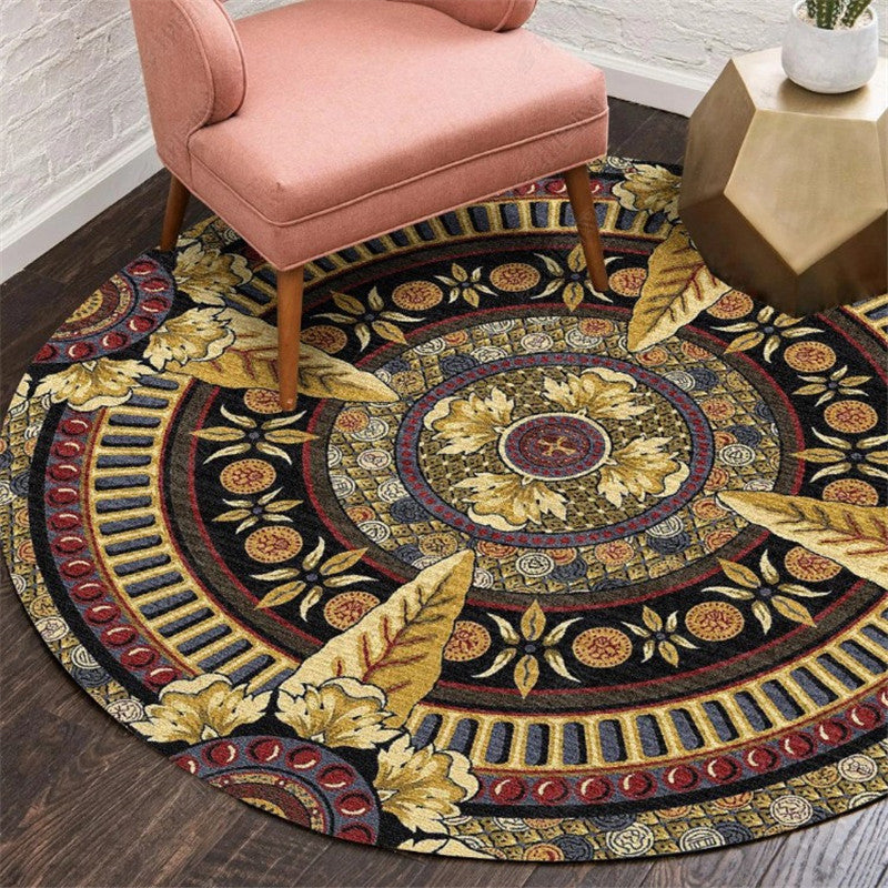 BowLift | Exotic Moroccan Carpet Multicolored Floral Pattern Rug Non-Slip Pet-Friendly Stain-Resistant Rug for Home