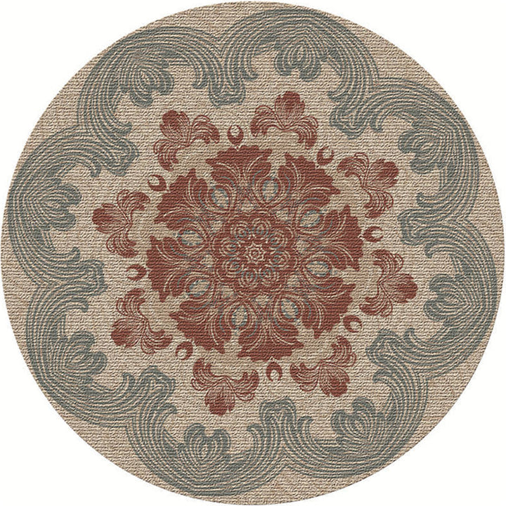 BowLift | Moroccan Living Room Carpet Multicolored Flower Carpet Polyester Machine Washable Stain Resistant Non-Slip Backing Carpet
