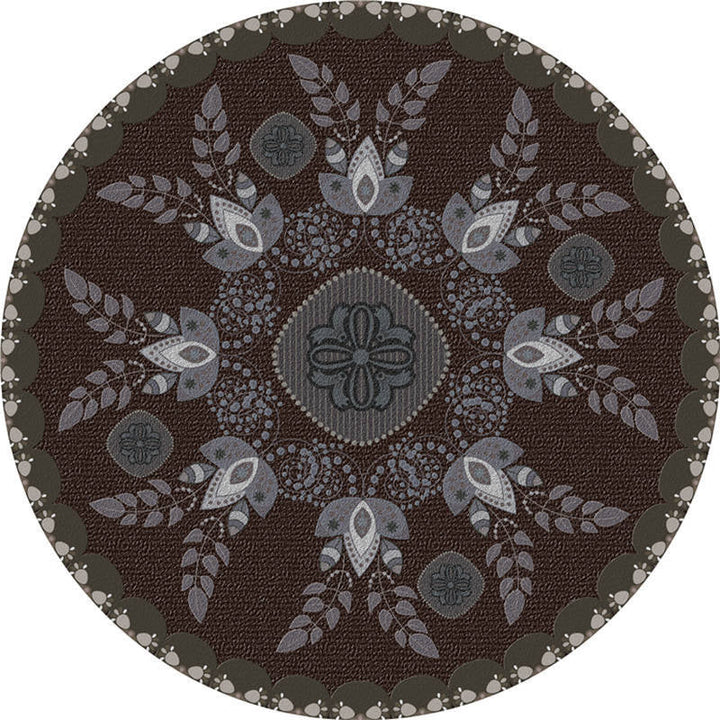 BowLift | Moroccan Living Room Carpet Multicolored Flower Carpet Polyester Machine Washable Stain Resistant Non-Slip Backing Carpet