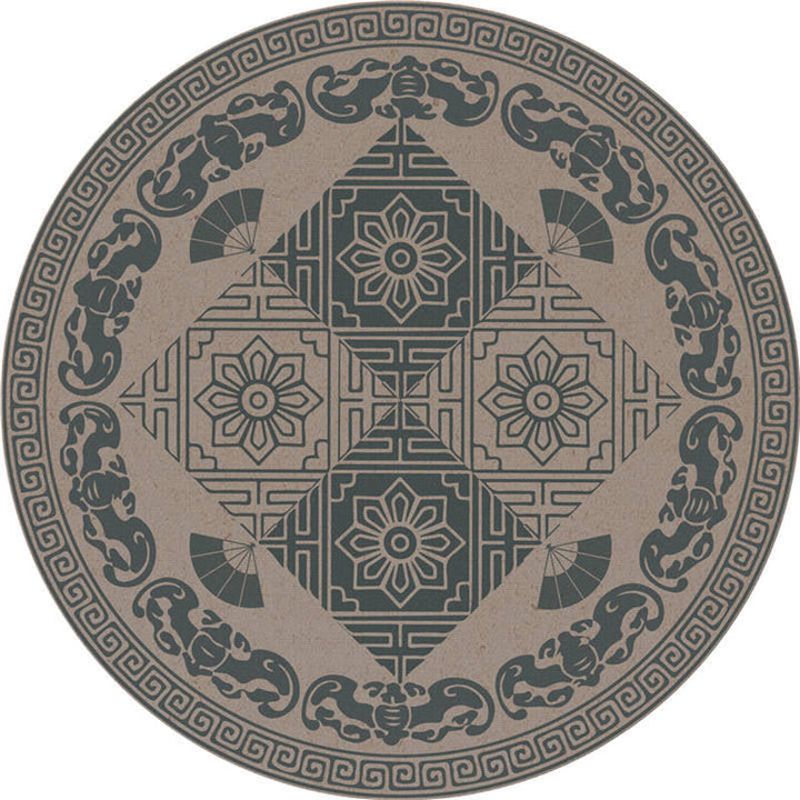 BowLift | Moroccan Living Room Carpet Multicolored Flower Carpet Polyester Machine Washable Stain Resistant Non-Slip Backing Carpet