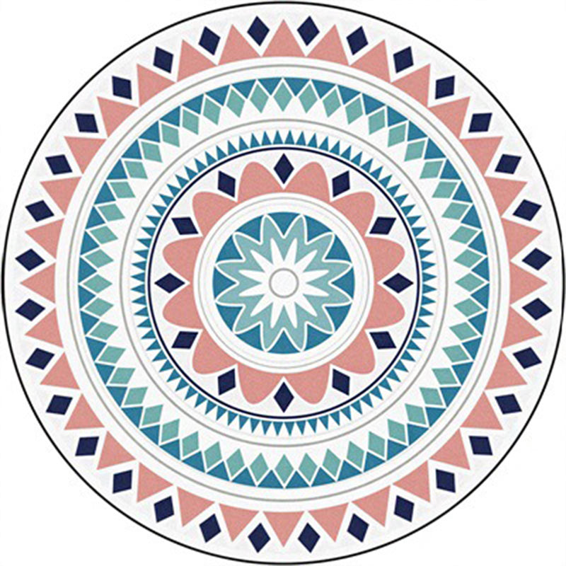 Classic Moroccan indoor rug Multicolored floral rug Non-slip Machine washable Stain resistant rug for the living room | Bowlift