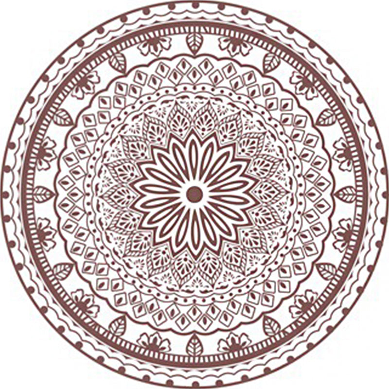 Classic Moroccan indoor rug Multicolored floral rug Non-slip Machine washable Stain resistant rug for the living room | Bowlift