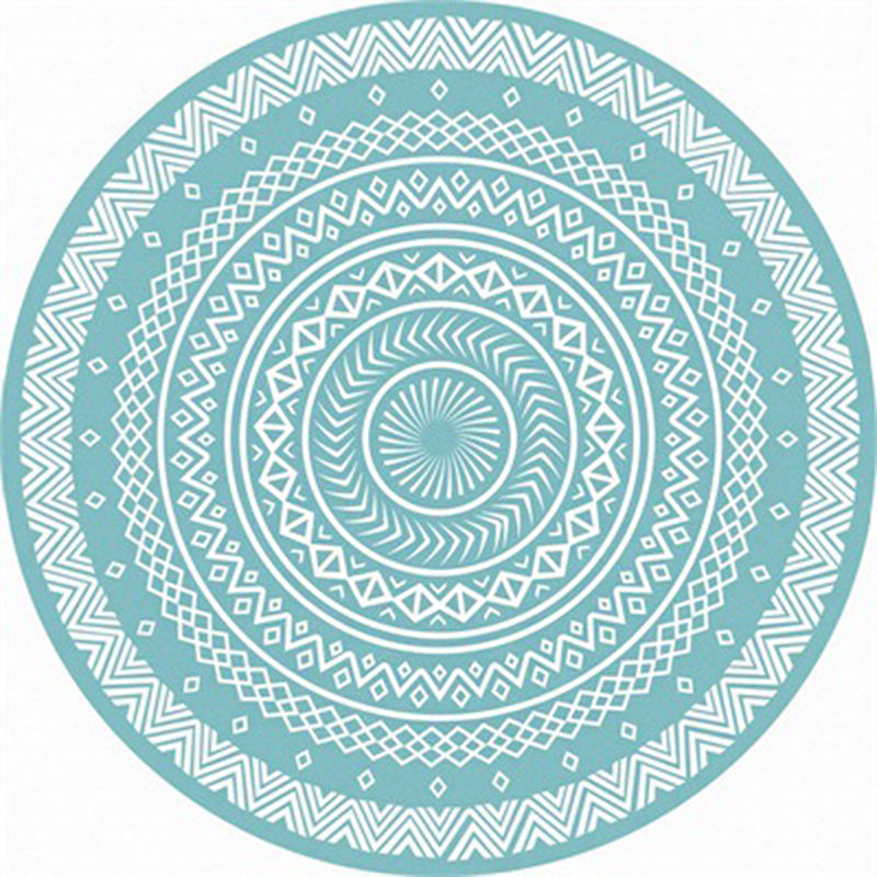 Classic Moroccan indoor rug Multicolored floral rug Non-slip Machine washable Stain resistant rug for the living room | Bowlift