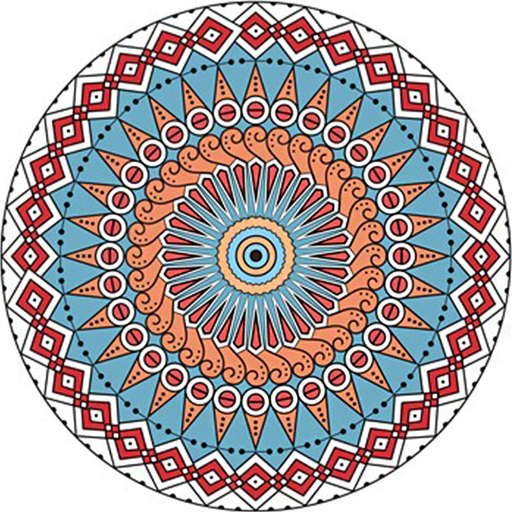 Classic Moroccan indoor rug Multicolored floral rug Non-slip Machine washable Stain resistant rug for the living room | Bowlift