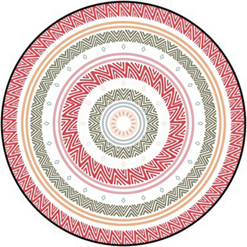 Classic Moroccan indoor rug Multicolored floral rug Non-slip Machine washable Stain resistant rug for the living room | Bowlift
