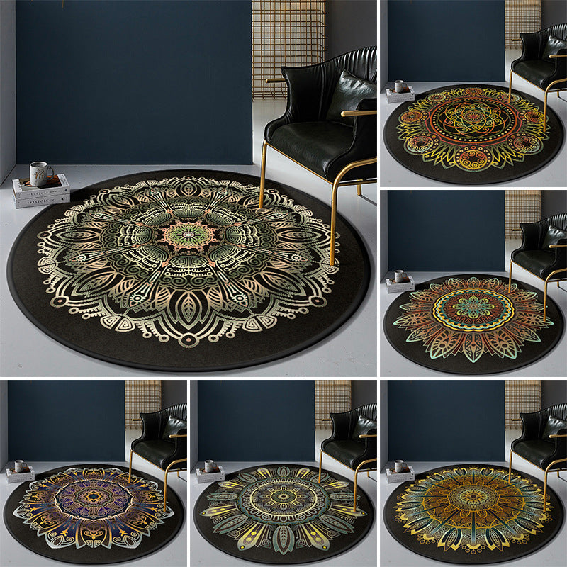 BowLift | Persian Bedroom Rug Multicolor Tribal Floral Rug Polyester Stain Resistant Non-Slip Back Washable Area Rug