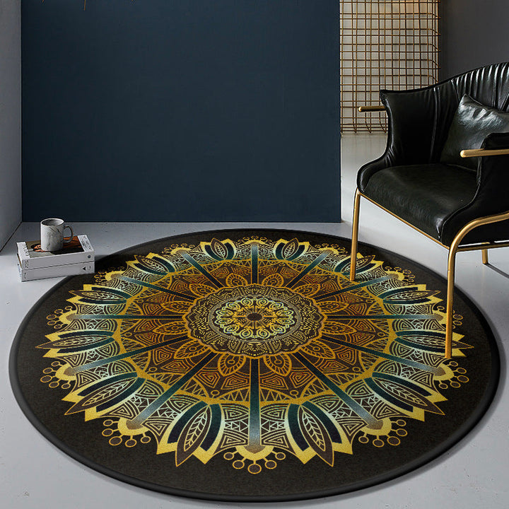 BowLift | Persian Bedroom Rug Multicolor Tribal Floral Rug Polyester Stain Resistant Non-Slip Back Washable Area Rug