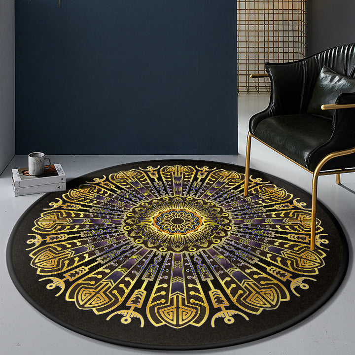 BowLift | Persian Bedroom Rug Multicolor Tribal Floral Rug Polyester Stain Resistant Non-Slip Back Washable Area Rug