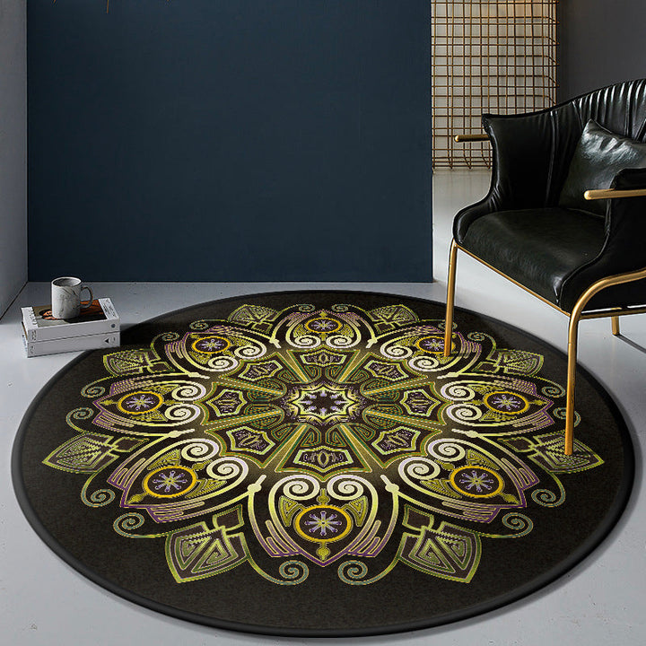 BowLift | Persian Bedroom Rug Multicolor Tribal Floral Rug Polyester Stain Resistant Non-Slip Back Washable Area Rug