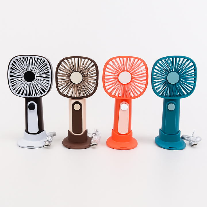 Mini Handheld Fan – 3-Speed USB Rechargeable | Bowlift