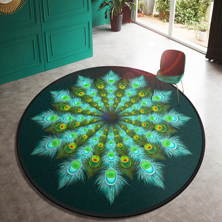 BowLift | Multi Color Doormat Moroccan Flowers Area Rug Synthetic Non-Slip Stain Resistant Pet Friendly Rug
