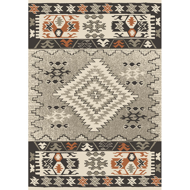 BowLift | Unusual diamond patterned rug Multicolored Moroccan rug Polyester pet-friendly stain resistant non-slip rug for the living room