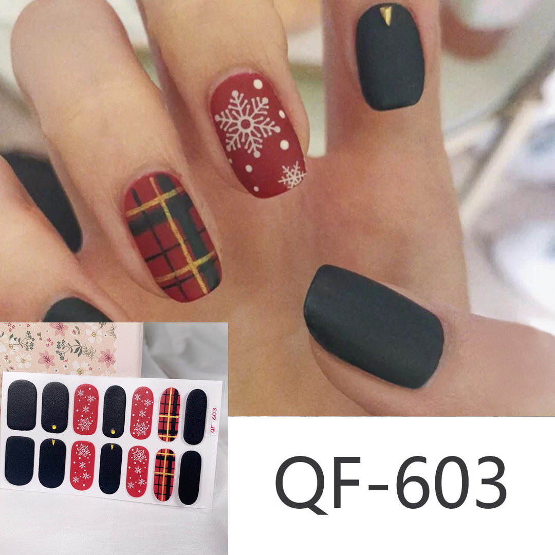 Artful Christmas Nail Art Bowlift