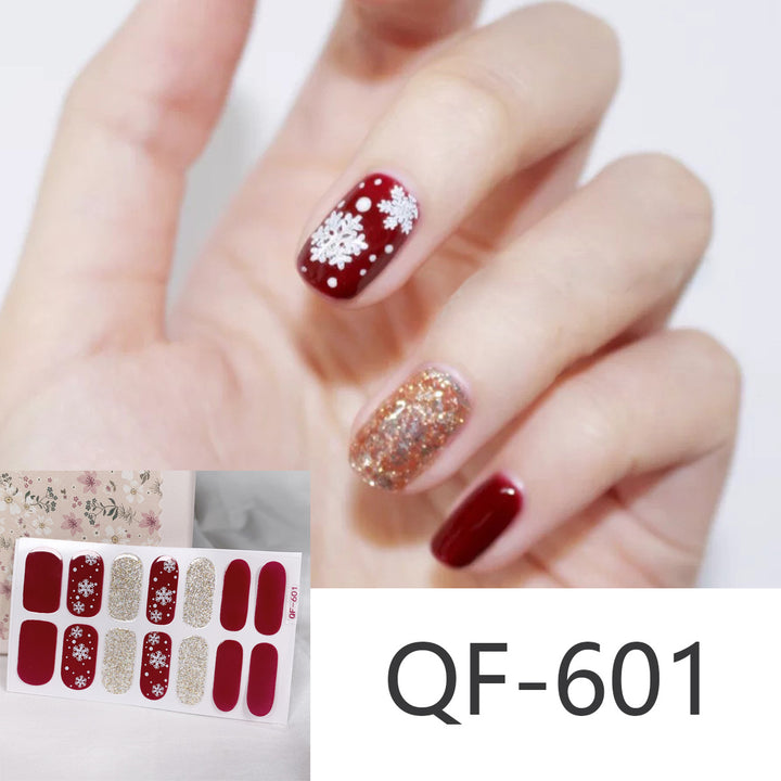 Artful Christmas Nail Art Bowlift