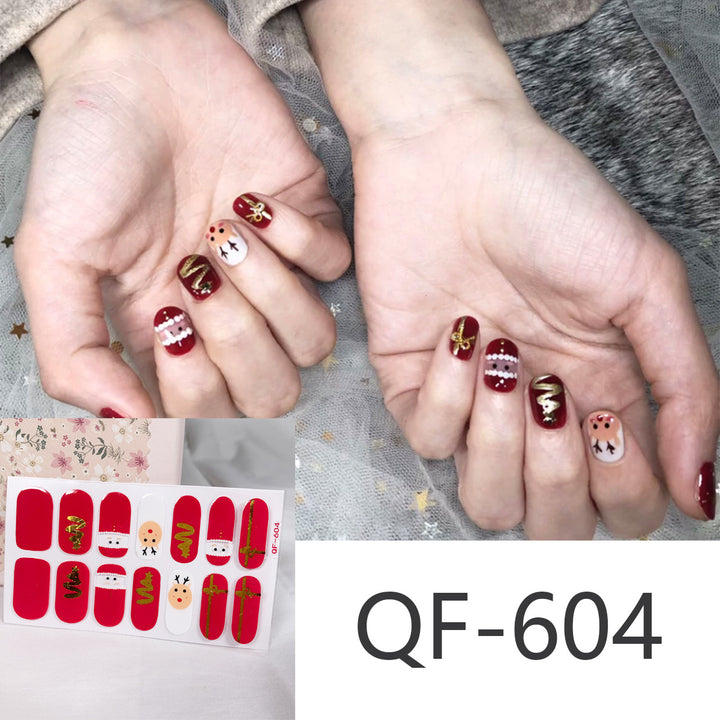 Artful Christmas Nail Art Bowlift