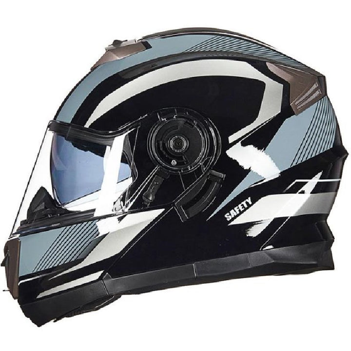 Full-Face Motorcycle Helmet Bowlift