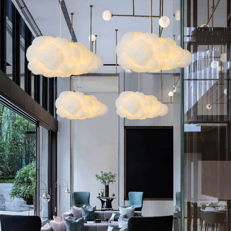 BowLift | Luminous Aura: Modern White Pendant Ceiling Lights for Bedroom with Dual Shades for Stylish Illumination