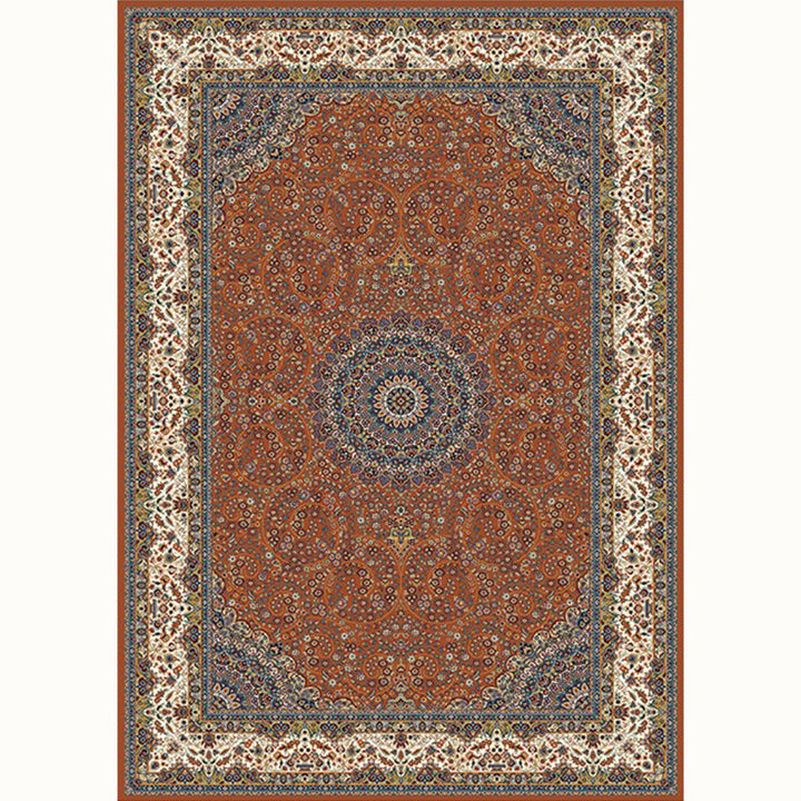 Aesthetic Moroccan Carpet Multicolored Flower Carpet Pet Friendly Non-Slip Back Machine Washable Rug for the Guest Room | Bowlift