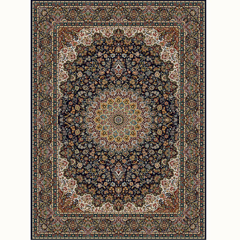 Aesthetic Moroccan Carpet Multicolored Flower Carpet Pet Friendly Non-Slip Back Machine Washable Rug for the Guest Room | Bowlift