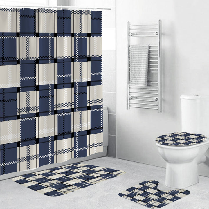 Cactus-Themed Shower Curtain Bowlift