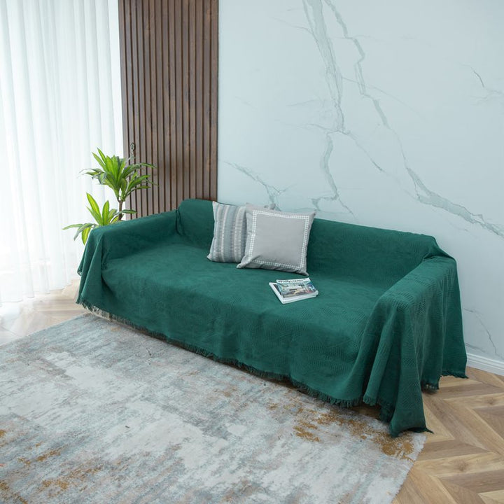 Stylish Textured Sofa Blanket