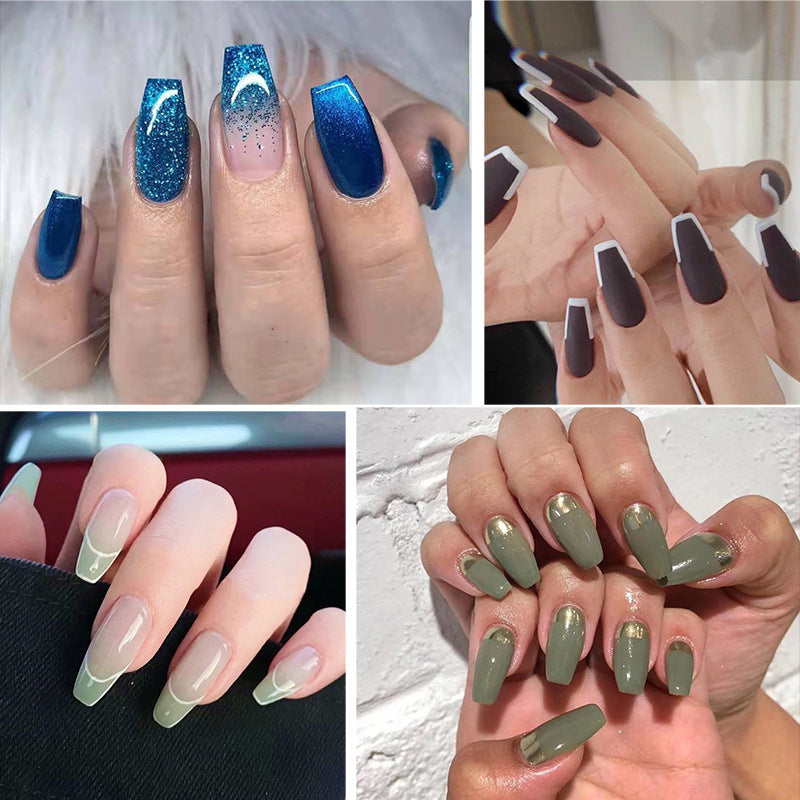 Elegant artificial nails in fashionable stiletto design Bowlift