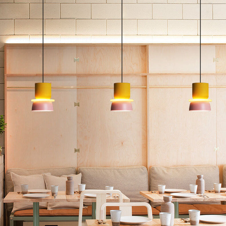 BowLift | Nordic Colorful Macaron 1 Light LED Pendant Lamp