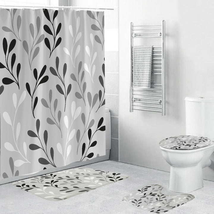 Cactus-Themed Shower Curtain Bowlift