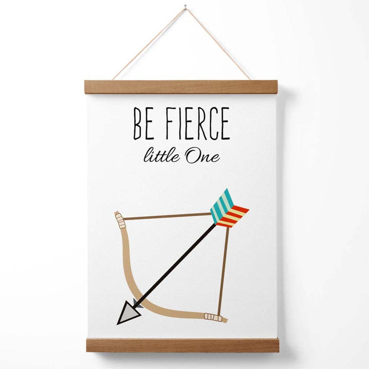 Be Fearless Arrow Tribe Quote Poster with Hanger | Bowlift