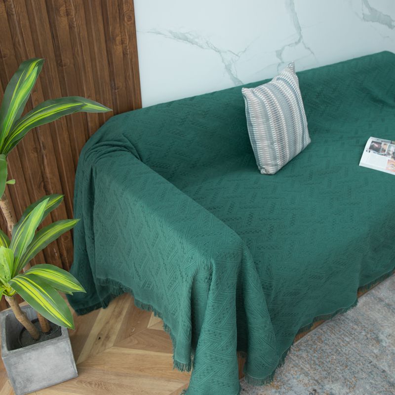 Stylish Textured Sofa Blanket