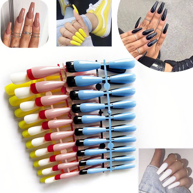 Elegant artificial nails in fashionable stiletto design Bowlift