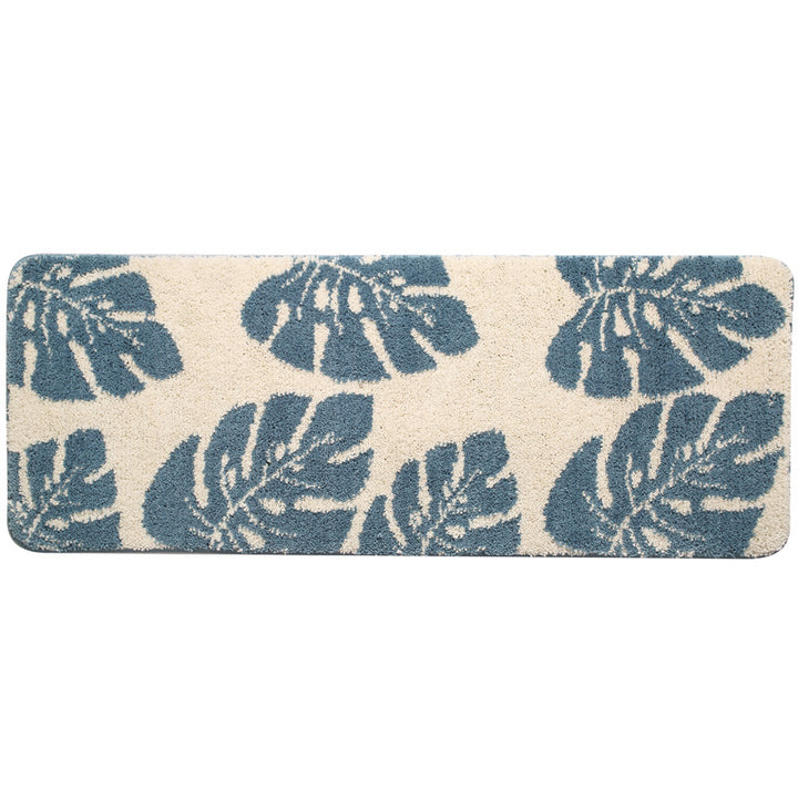 Ultra-Soft Floral Design Bath Runner