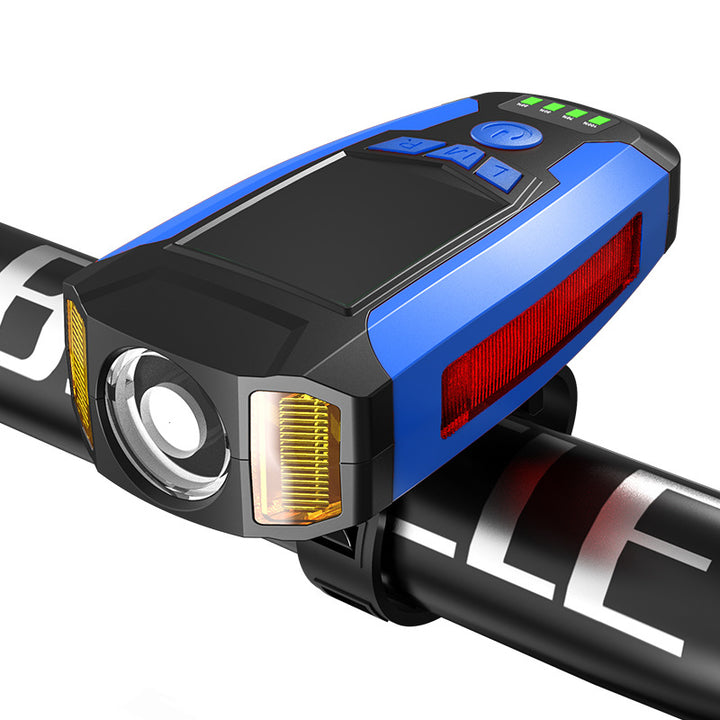 Multi-Function USB Rechargeable Bicycle Safety Light System Bowlift