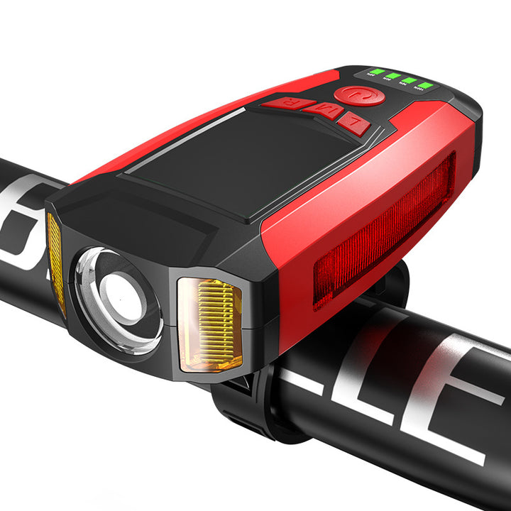 Multi-Function USB Rechargeable Bicycle Safety Light System Bowlift