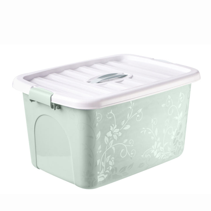 Ladies decorative storage box with practical lid Bowlift