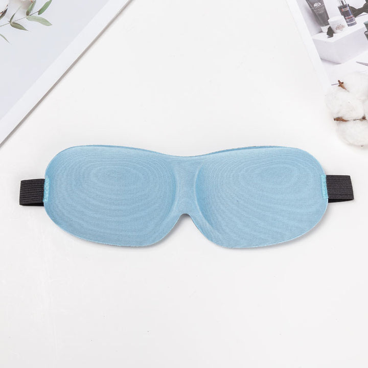 Three-Dimensional Contoured Breathable Sleep Mask With Adjustable Strap