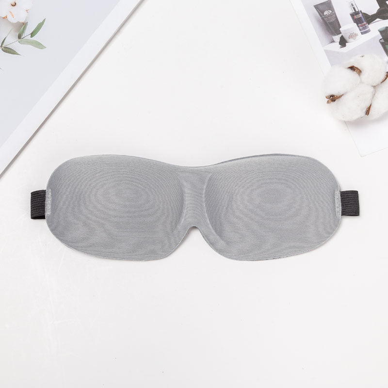 Three-Dimensional Contoured Breathable Sleep Mask With Adjustable Strap