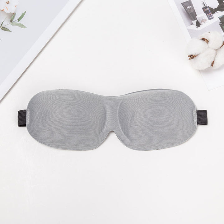 Three-Dimensional Contoured Breathable Sleep Mask With Adjustable Strap