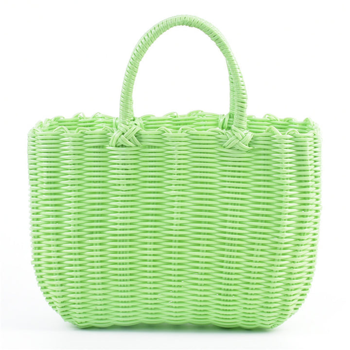 Stylish Woven Beach Bag Bowlift