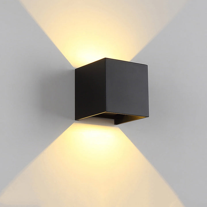 BowLift | LED Outdoor Up Down Wall Light | Waterproof Metal Fixture for Patio. Garden & Entryway Illumination