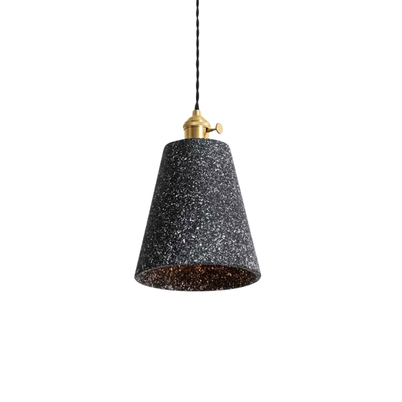 BowLift | UrbanLume – Modern Cement Hanging Lamp