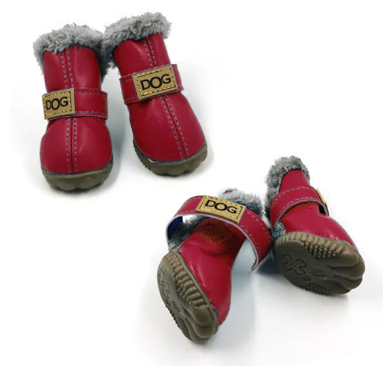 Warm Snow Boots for Dogs – FrostPaw Bowlift