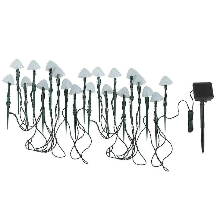 BowLift | LED Solar String Lights Ground Stake Mushroom Lights